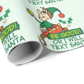 Wees gerust met kerstfeestjes cadeaupapier (Rol Hoek)