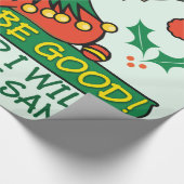 Wees gerust met Kerstmis Elf Cadeaupapier (Hoek)