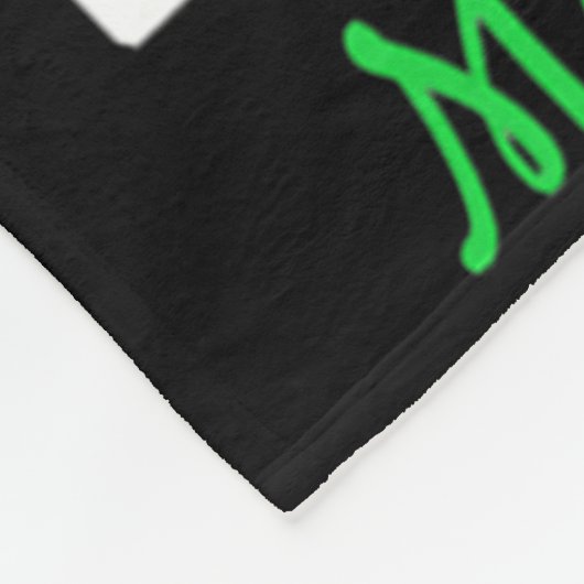 Wees gerust op een gezond verstand van groene zonn fleece deken (Hoek)