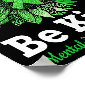 Wees gerust op een gezond verstand van groene zonn poster (Hoek)