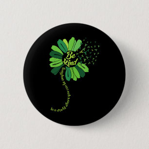 Wees gerust op een gezond verstand van groene zonn ronde button 5,7 cm
