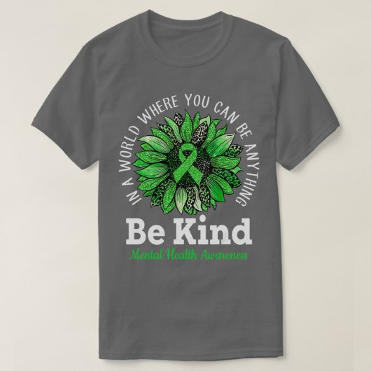 Wees gerust op een gezond verstand van groene zonn t-shirt (Design voorkant)