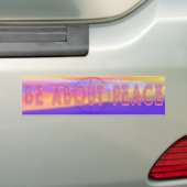 Wees gerust over de Bumpersticker van de vrede (Op auto)