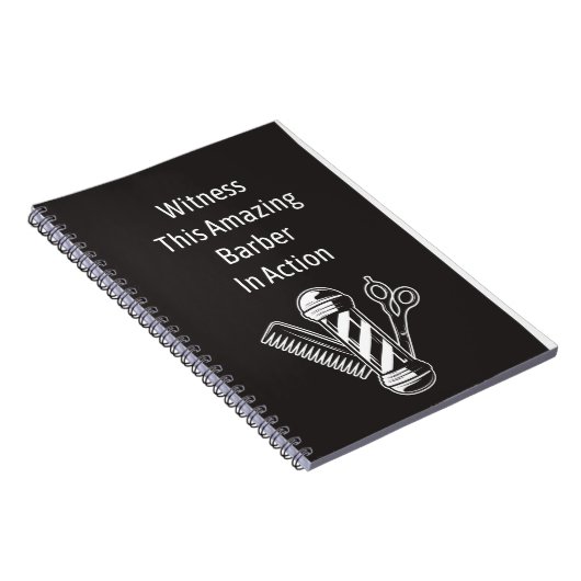 Wees getuige van deze geweldige kapper notitieboek (Rechterzijde)