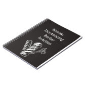 Wees getuige van deze geweldige kapper notitieboek (Linkerzijde)