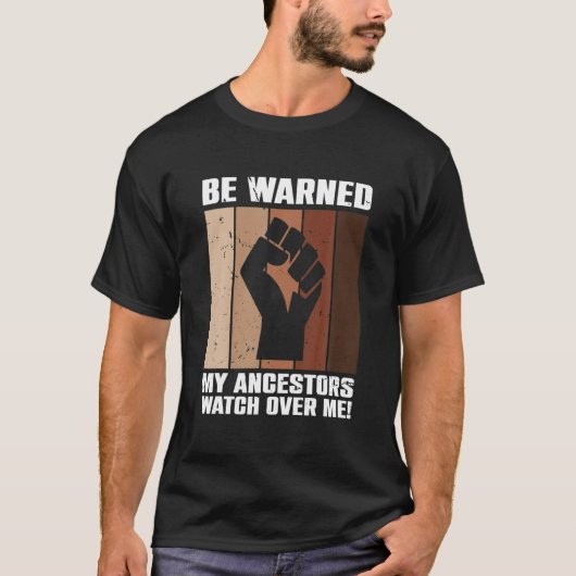 Wees gewaarschuwd Mijn ouders kijken naar mij Ance T-shirt (Voorkant)