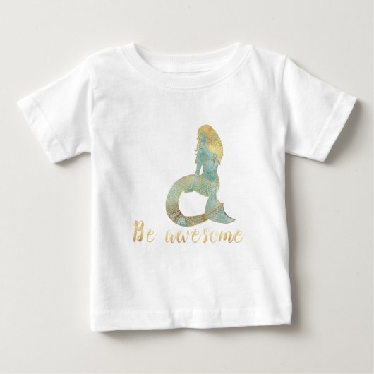 Wees Geweldig Goud Aqua Glans Zeemeermin (Voorkant)
