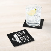 Wees geweldig in de act Shakespeare Thespian Quote Kartonnen Onderzetters (Insitu)