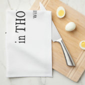 Wees geweldig in je werk, zoals Shakespeare Quote Theedoek (Quarter Fold)