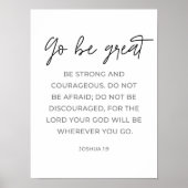 Wees geweldig teken, bijbelse versie Poster (Voorkant)