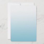 Wees Geweldige Gold Aqua Sparkle Zeemeermin Kaart (Achterkant)