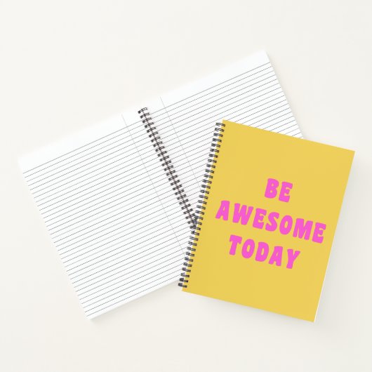 Wees Geweldige nu Inspirerend Gezegde voor gebruik Notitieboek (Binnen)