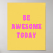 Wees Geweldige nu Inspirerend Gezegde voor gebruik Poster (Voorkant)