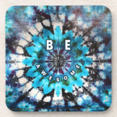 Wees Geweldige Tie Dye Design Bier Onderzetter (Voorkant)