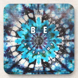 Wees Geweldige Tie Dye Design Bier Onderzetter