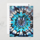 Wees Geweldige Tie Dye Design Briefkaart (Voorkant / Achterkant)