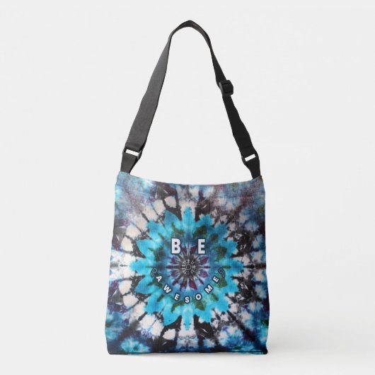 Wees Geweldige Tie Dye Design Crossbody Tas (Voorkant)