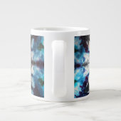 Wees Geweldige Tie Dye Design Grote Koffiekop (Achterkant)