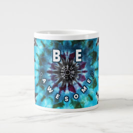 Wees Geweldige Tie Dye Design Grote Koffiekop