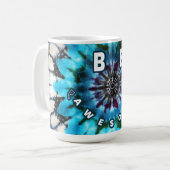 Wees Geweldige Tie Dye Design Koffiemok (Voorkant links)