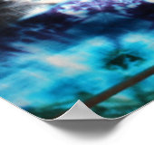 Wees Geweldige Tie Dye Design Poster (Hoek)