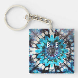 Wees Geweldige Tie Dye Design Sleutelhanger
