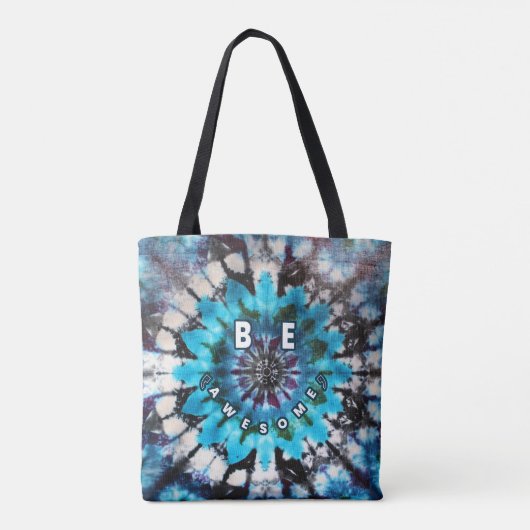 Wees Geweldige Tie Dye Design Tote Bag (Achterkant)
