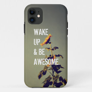 "Wees Geweldige" Zonnebloem iPhone 5 Hoesje