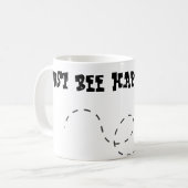 Wees gewoon blij koffiemok (Voorkant links)
