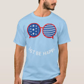 Wees gewoon blij t-shirt (Voorkant)