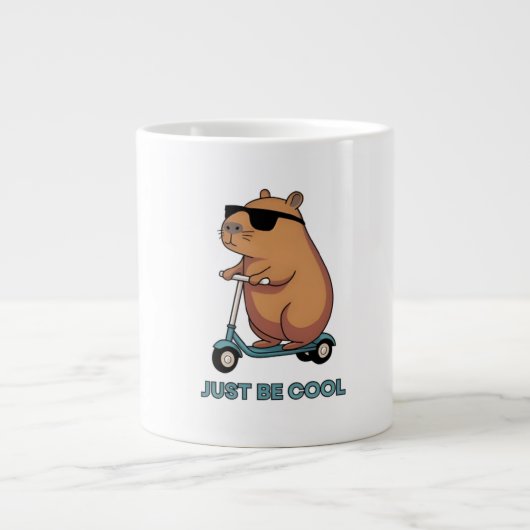 Wees gewoon cool grote koffiekop (Voorkant)