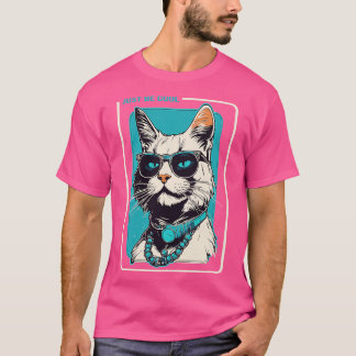Wees gewoon cool kat kleur t-shirt