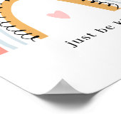 Wees gewoon een soort regenboog poster (Hoek)