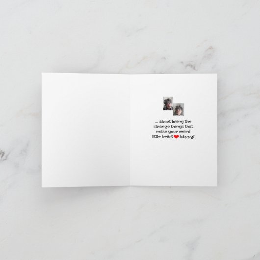 Wees gewoon gelukkig kaart (Binnen)