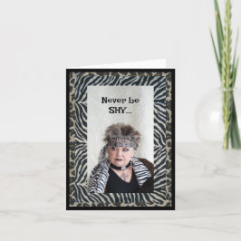 Wees gewoon gelukkig kaart