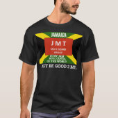 WEES GEWOON GOED VOOR ME. JMT Basic donker T-shirt (Voorkant)