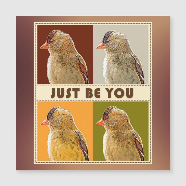 Wees gewoon jezelf - Aanmoediging Kaart (Voorkant)