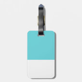 Wees gewoon jezelf bagagelabel (Achterkant verticaal)