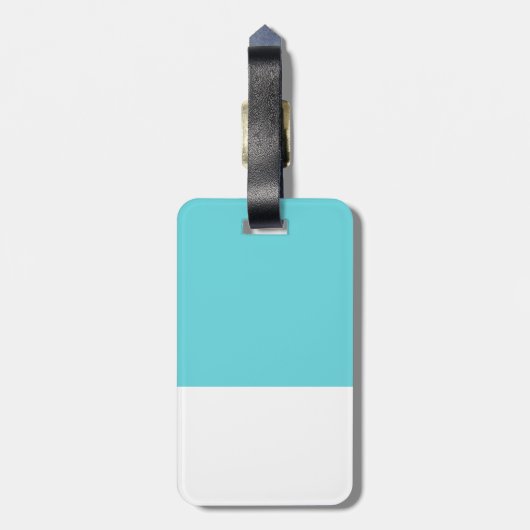 Wees gewoon jezelf bagagelabel (Achterkant verticaal)