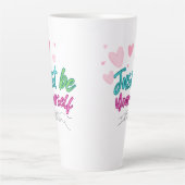 "Wees gewoon jezelf mok" - het beste als cadeau Latte Mok (Voorkant)