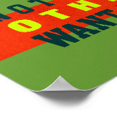 WEES GEWOON JIJ ~ Poster / Print #32 (Hoek)