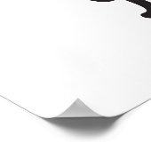 Wees gewoon minimalistisch Life Quote Poster (Hoek)