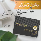 "Wees gewoon nieuwsgierig" Inspirerend offerte bed Visitekaartje