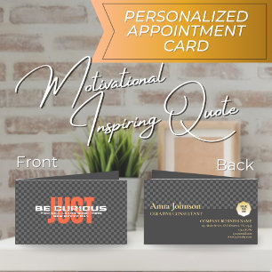 "Wees gewoon nieuwsgierig" Motivatie bedrijfsadvis Afsprakenkaart