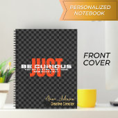 "Wees gewoon nieuwsgierig" Motivatie inspirerend b Notitieboek