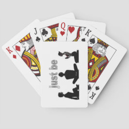 Wees gewoon pokerkaarten