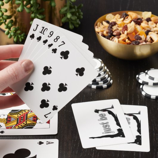Wees gewoon pokerkaarten (Insitu)