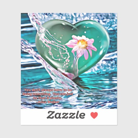 Wees gewoon sticker (Vel)