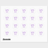 Wees gewoon Sticker 1 (Vel)