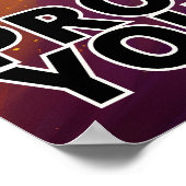 Wees gewoon trots op jezelf - Black Male Model Poster (Hoek)